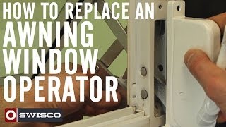 How to Replace an Awning Window Operator 1080p [upl. by Natsirc634]