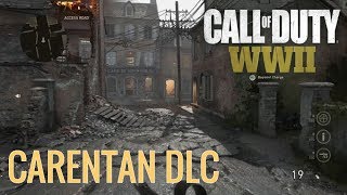 DETAILED SHOWCASE CARENTAN DLC MAP  CALL OF DUTY WW2 [upl. by Nuahsyar]