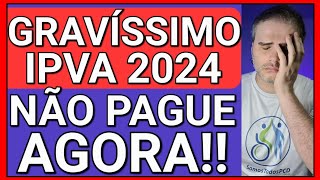 TODO PCD DEVE VER ESTE VÍDEO NÃO PAGUE O IPVA 2024 NESSE CASO [upl. by Ycal749]