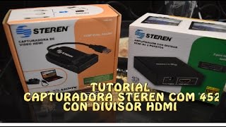 Tutorial capturadora steren com452 [upl. by Nitza96]