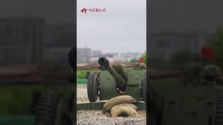 Howitzer shooting scene More interesting videos pls subscribe👇 [upl. by Sitoiyanap]