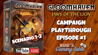 Gloomhaven Jaws of the Lion  Unboxing [upl. by Anyala722]