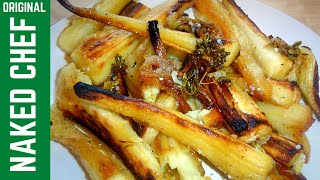 Christmas Honey ROASTED PARSNIPS  How to make recipe [upl. by Ahen]