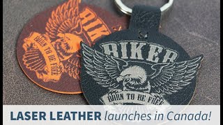 Create Unique Custom Leather Patches with Trotec Laser Leather  Laser Cut Leather Tutorial [upl. by Walburga]