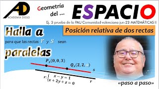 Geometría en el Espacio Rectas Paralelas y Planos Perpendiculares ACADEMIADIEGO [upl. by Yssep364]