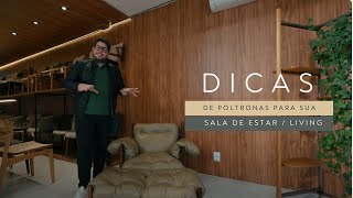 DICA DE 04 POLTRONAS PARA COLOCAR EM SUA CASA [upl. by Yelmene]