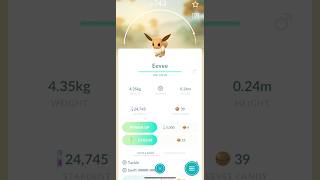 Eevee evolves into a Flareon ✨ Pokémon Go [upl. by Paton]