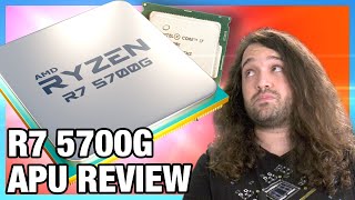 AMD 360 Ryzen 7 5700G APU Review amp Benchmarks vs R5 5600G R7 5800X amp More [upl. by Grey265]