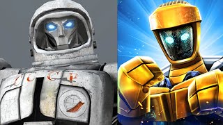 REAL STEEL WRB Cosmobot VS Atom amp Shogun amp Camelot amp Twin Cities amp Ambush [upl. by Hselin]