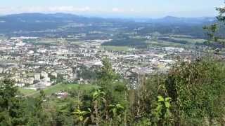 Villacher Alpenstraße Panorama über Villach Donnerstag 28082014 [upl. by Ahs]