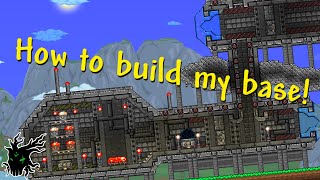 How to Build my Base on the Build Bunch  Build Tips  Terraria 14 [upl. by Tennes]