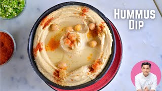 Chole ki Dip Recipe  Hummus with Chole Chickpeas at Home  Tahini Recipe  Kunal Kapur Recipes [upl. by Cresida530]