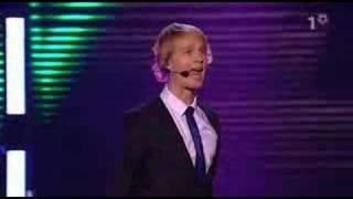 Melodifestivalen 2008  Björn Gustafsson läser en dikt [upl. by Gem241]