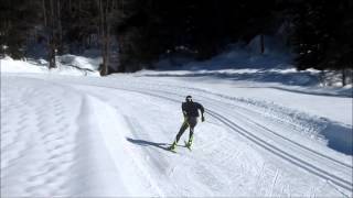 Sci Fondo  Tecnica di Pattinaggio  XC SKI  Cross Country Skiing  Skating Technic  2014 [upl. by Dera]