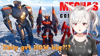 Mechas Size Comparison  MetaBallStudios react [upl. by Nnylorac85]