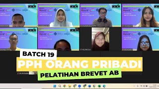 BREVET PAJAK AB BATCH 19  MATERI PPH OP  SESI PAGI [upl. by Dressel]