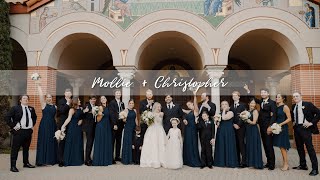 Mollie amp Christophers Wedding Film  Holy Trinity Greek Orthodox Church amp Arts District Mansion [upl. by Garald]