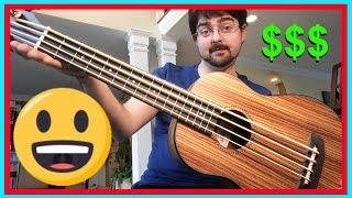 Cheapest Ukulele Bass on Amazon Unboxing [upl. by Gnen]