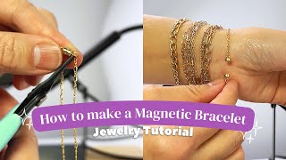 How to Weld A Magnetic Clasp Bracelet  Jewelry Tutorial Step By Step  Orion Micro Welder [upl. by Tama185]