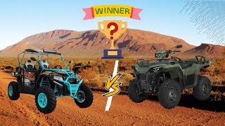 ATV VS UTV Comparison  Side By Side VS Quad Bike Comparison  WORLD VS [upl. by Nosneh]