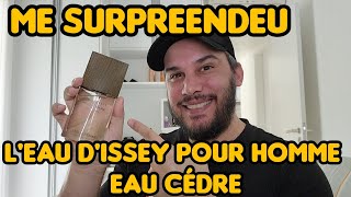 FUI SURPREENDIDO POR ESSE PERFUME  NOVO LEAU DISSEY EAU CÉDRE  ISSEY MIYAKE [upl. by Nylasej275]