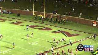 Elon Football  Top Play  Greg Liggs interception [upl. by Jori]