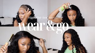 Wiggins Hair Wear And Go 7x4 Lace Closure Loose Wave Wig  100 Glueless  Beginner Friendly Install [upl. by Perle]