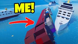 Most Destructive Roblox SHIP GAME EVER  Sinking Simulator [upl. by Harland81]