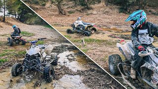 SUZUKI LTR 450 amp KFX 450R OFF ROAD TEST [upl. by Eelymmij]