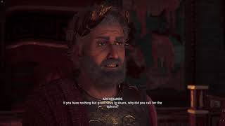 Assassins Creed Odyssey  How to accuse King Pausanias successfully with a proof [upl. by Noswal]