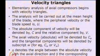 Mod01 Lec02 Axial Flow Compressors and Fans  Introduction to Compressor Aerothermodynamics [upl. by Josefina62]