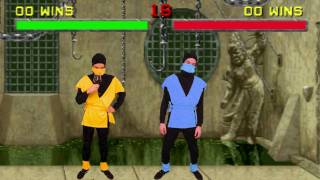 Mortal Kombat Fatalities Scorpion Subzero [upl. by Yarised]