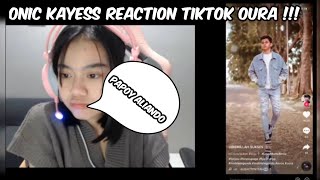 KAYES REACTION TIKTOK OURA  KAYES PENGEN JADI ANAK ANGKAT OURA [upl. by Hajed731]