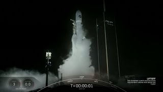 Liftoff SpaceX Falcon Heavy rocket with USSF52 [upl. by Vihs]