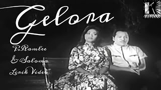 GELORA  PRAMLEE amp SALOMA LyricsLirik Video HD [upl. by Ranique333]