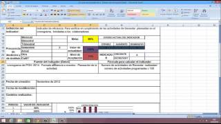 DILIGENCIAMIENTO DE HOJA DE VIDA DE UN INDICADOR [upl. by Kyred]
