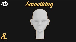 How to Retopology a Face  Blender 28 Beginner Tutorial  Smoothing [upl. by Ykciv160]