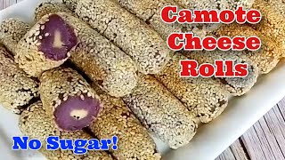 Camote Cheese Rolls  Camote Cheese Rolls Pang Negosyo Recipe [upl. by Allebram]