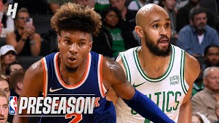 New York Knicks vs Boston Celtics  Full Game Highlights  October 17 2023 NBA Preseason [upl. by Ludovika]