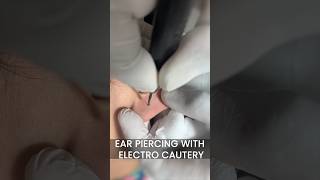 Ear Piercing without any pain at Skinaa Clinic viral shorts [upl. by Esadnac]