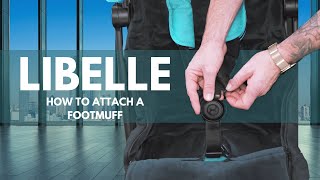 How to Attach a Footmuff  Libelle Stroller Tutorial  CYBEX [upl. by Animahs]