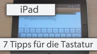 Tipp 7 iPad Tastatur Tipps [upl. by Volding]