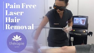 Pain Free Laser Hair Removal  Thérapie Clinic [upl. by Enovahs430]