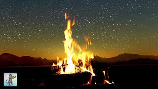 Cozy Campfire 🔥 Relaxing Fireplace Sounds 🔥 Burning Fireplace amp Crackling Fire Sounds NO MUSIC [upl. by Giannini379]