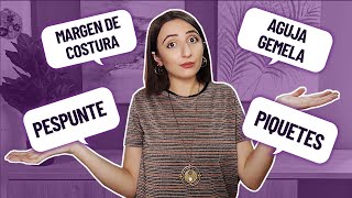 Aprende el VOCABULARIO de COSTURA ✨ Guía completa para PRINCIPIANTES [upl. by Frederigo]