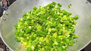 कांदा पातीची भाजी प्रोटीन युक्त  kandyachi pat bhaji recipe in marathi  spring onion recipe [upl. by Netsud]