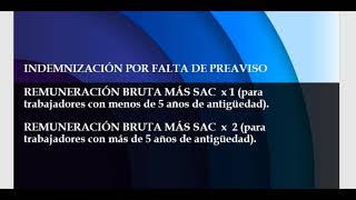 Indemnización por falta de preaviso [upl. by Egidius]