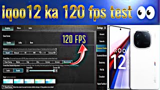 iqoo 12 bgmi test 120fps  iq 12 ultra extreme gameplay ☠️🙀 [upl. by Nylassej]