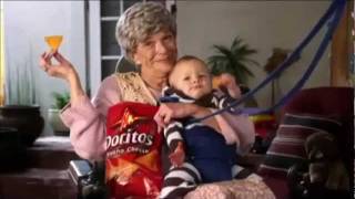 Super Cool Doritos Super Bowl Funny Commercials 2012 Baby Sling Love it so Cute [upl. by Attelocin733]