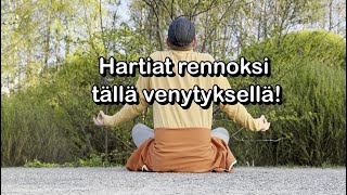 Hartiat rennoksi minuutissa  helppo venytys [upl. by Attenoj433]